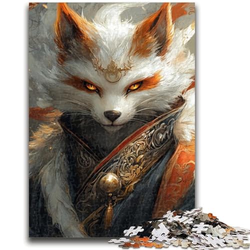 Fox God Puzzles für Erwachsene und Teenager, Puzzle, Spielzeug, Lernspiele, Stressabbau, tolle Geschenke und Spielzeuge (38x26cm) von AADSAZA