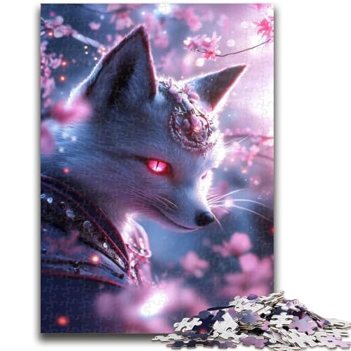 Fox Puzzles für Teenager, 1000-teiliges Puzzle, lustige Spiele, jedes Teil ist einzigartig – anspruchsvolles Familienspiel (38x26cm) von AADSAZA