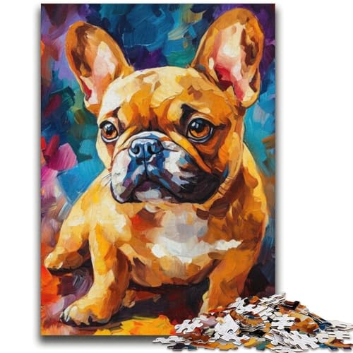 Französische Bulldogge Puzzle 2000 Teile für Teenager Geschenke, Quizspiel Wanddekoration Einzigartige Geburtstags (70X100cm) von AADSAZA