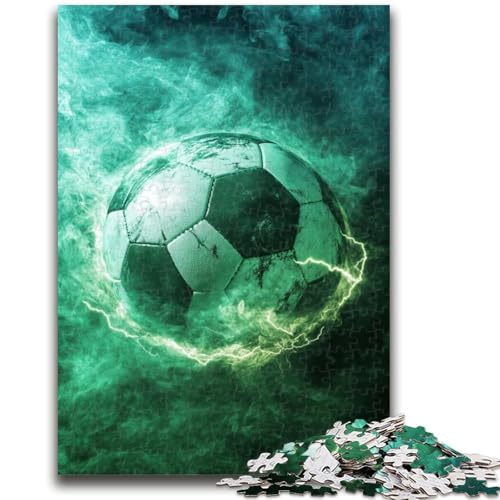 Fußball-Sport-Puzzle 1000 Teile für Teenager-Geschenke, Quizspiel, Wanddekoration, einzigartige Geburtstags (38x26cm) von AADSAZA