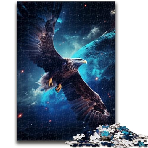 Galaxien-Adler-Puzzle für Teenager, 1000 Teile, dekomprimierendes intellektuelles Lernspielzeug, tolle Geschenke und Spielzeuge (38x26cm) von AADSAZA