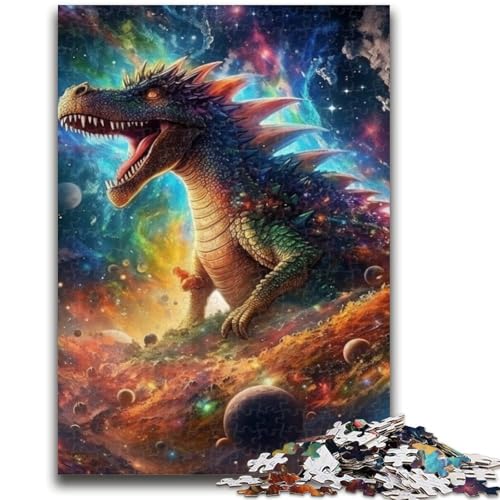 Galaxies Dinosaurier-Puzzle für Erwachsene, 1000 Teile, anspruchsvolles Spiel und Familienspiel, Wanddekoration, einzigartige Geburtstags (38x26cm) von AADSAZA