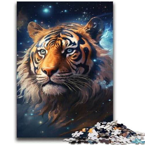 Galaxies Tigers Puzzle für Erwachsene, 2000 Teile, anspruchsvolles Spiel und Familienspiel, Wanddekoration, einzigartige Geburtstags (70x100cm) von AADSAZA