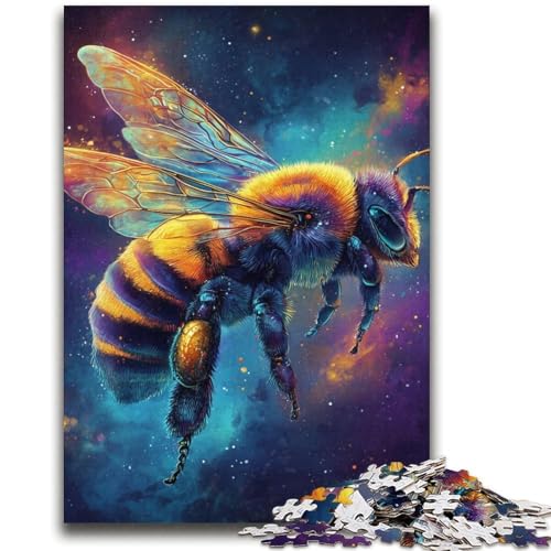 Galaxy Bee Puzzle für Erwachsene, 2000 Teile, schwierig, Lernspielzeug, Familienspiele mit passendem Poster und Quizblatt (70x100cm) von AADSAZA