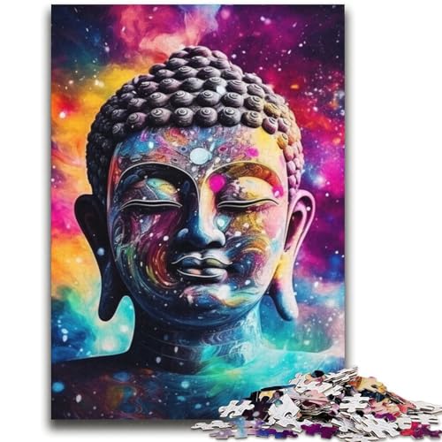 Galaxy Buddha Puzzle für Erwachsene, 2000 Teile, hilft dem Gehirn, süchtig machendes Spielzeug zu trainieren, um Geduld bei der Eltern-Kind-Interaktion zu fördern (70x100cm) von AADSAZA