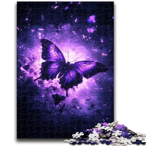 Galaxy Butterfly Puzzle für Teenager, 1000 Teile, Dekomprimierendes intellektuelles Lernspielzeug, tolle Geschenke und Spielzeuge (38x26cm) von AADSAZA