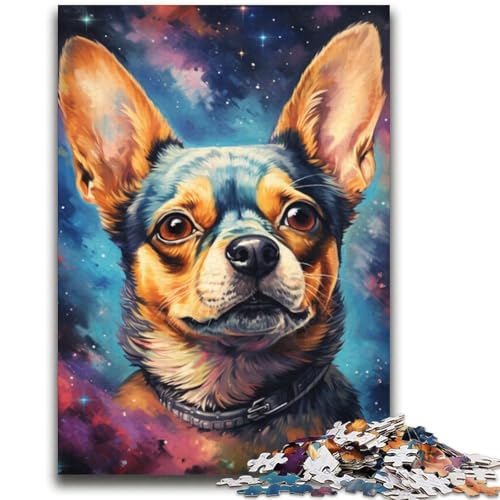 Galaxy Chihuahua Puzzle 2000 Teile für Teenager, Denkspiel, Wanddekoration, einzigartige Geburtstags (70x100cm) von AADSAZA