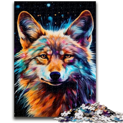 Galaxy Fox 1000-teiliges Puzzle für Erwachsene und Jugendliche, anspruchsvolles Spiel und Familienspiel, ganze Familie (38x26cm) von AADSAZA