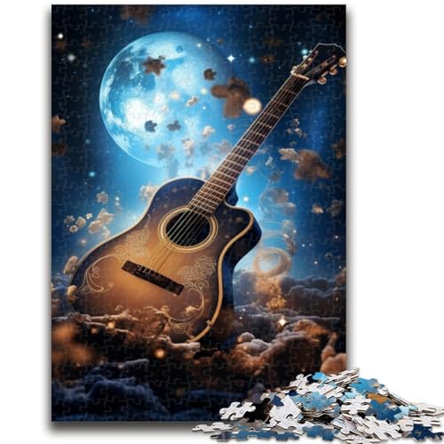 Galaxy Guitar Puzzles für Teenager, 1000 Puzzles, Spielzeug, Lernspiele, Stressabbau, geeignet als Schreibtischdekoration (50x75cm) von AADSAZA