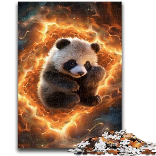 Galaxy Panda 1000-teiliges Puzzle für Teenager, hilft dem Gehirn beim Trainieren, süchtig machendes Spielzeug, um Geduld zu fördern, einzigartiges Herausforderungsspiel (38x26cm) von AADSAZA