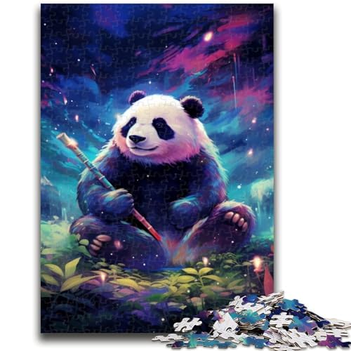 Galaxy Panda Puzzles für Erwachsene 1000, Lernspielzeug, Familienspiele mit passendem Poster und Quizblatt (38x26cm) von AADSAZA