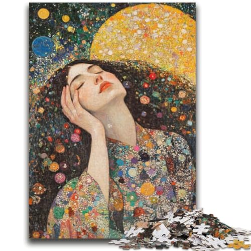 Gemälde von Van Gogh, Puzzle für Teenager, 1000 Teile, anspruchsvolles Spiel und Familienspiel mit vollständig ineinandergreifenden, zufällig geformten Teilen (38x26cm) von AADSAZA