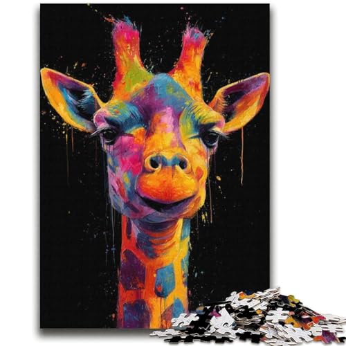 Giraffen-Puzzle, 2000 Teile, für Teenager, Geschenke, Spielzeug, Lernspiele, Stressabbau, tolle Geschenke und Spielzeuge (70x100cm) von AADSAZA