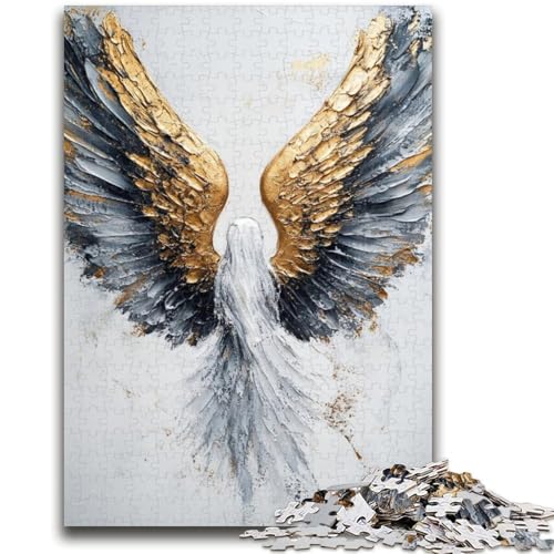 Golden Angel Puzzle 1000 Teile für Erwachsene und Jugendliche, Spielzeug, Lernspiele, Stressabbau, tolle Geschenke und Spielzeuge (38x26cm) von AADSAZA