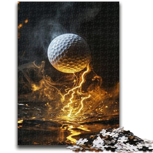 Golfsport-Puzzles für Erwachsene, 1000 Teile, helfen dem Gehirn, süchtig machendes Spielzeug zu trainieren, um Geduld zu fördern, geeignet für Paare (38x26cm) von AADSAZA