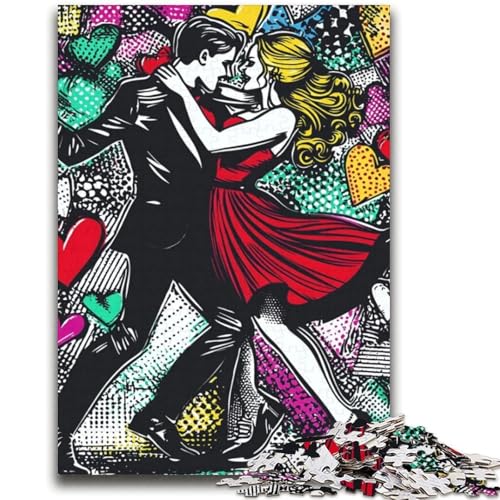 Graffiti-Puzzle mit 2000 Teilen für Teenager, Geschenke, Spielzeug, Lernspiele, Stressabbau, tolle Geschenke und Spielzeuge (70x100cm) von AADSAZA