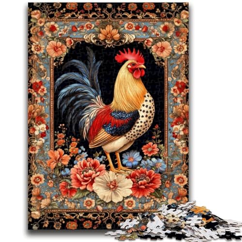 Hahn-Puzzle 1000 Teile für Teenager, Geschenke, Spielzeug, Lernspiele, Stressabbau, tolle Geschenke und Spielzeuge (50x75cm) von AADSAZA