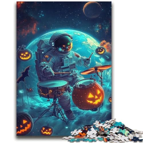 Halloween-Astronauten-Puzzle, 2000 Teile, für Teenager, Geschenke, Quizspiel, Wanddekoration, einzigartige Geburtstags (70x100cm) von AADSAZA