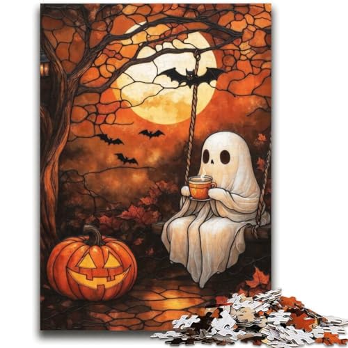 Halloween-Puzzle für Erwachsene, 2000 Teile, Lernspielzeug, Familienspiele, Geschenke für Freunde und Familie (70x100cm) von AADSAZA