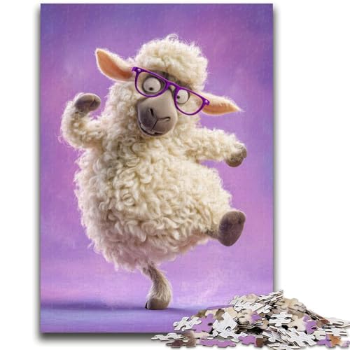 Happy Sheep Puzzle 1000 Teile für Teenager, Staycation, Zeit totschlagen, jedes Teil ist einzigartig – anspruchsvolles Familienspiel (50x75cm) von AADSAZA