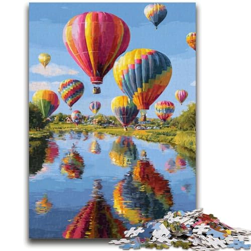 Heißluftballon-Puzzle mit 1000 Teilen für Erwachsene, Geschenke, Denkspiel, Wanddekoration, einzigartige Geburtstags (38x26cm) von AADSAZA