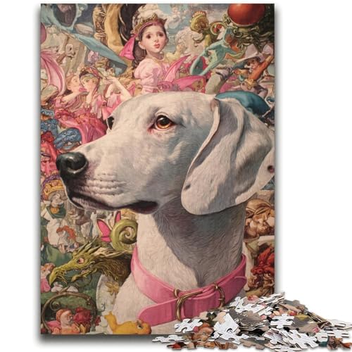 Hundekunst-Puzzles für Erwachsene und Jugendliche, anspruchsvolles Spiel und Familienspiel, ganze Familie (70x100cm) von AADSAZA