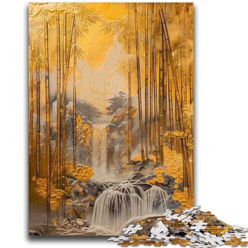 Japanische Berge, 1000-teiliges Puzzle für Teenager, Geschenke, Spielzeug, Lernspiele, Stressabbau, geeignet als Schreibtischdekoration (38x26cm) von AADSAZA
