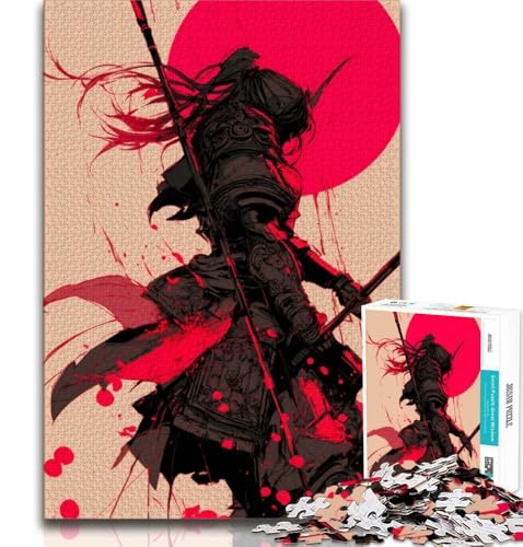 Japanische Ninja-Puzzles für Erwachsene, 1000 Puzzles, Familienspiel zum Stressabbau, schwierige Herausforderung, Geschenke für Freunde und Familie (75x50cm) von AADSAZA
