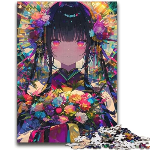 Japanisches Anime-Mädchen-Puzzle, 2000 Teile, für Teenager, Geschenke, Quizspiel, Wanddekoration, einzigartige Geburtstags (70x100cm) von AADSAZA