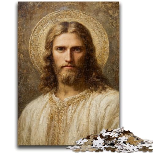 Jesus Art Puzzle 1000 Teile für Teenager, Geschenke, Spielzeug, Lernspiele, Stressabbau, tolle Geschenke und Spielzeuge (38x26cm) von AADSAZA
