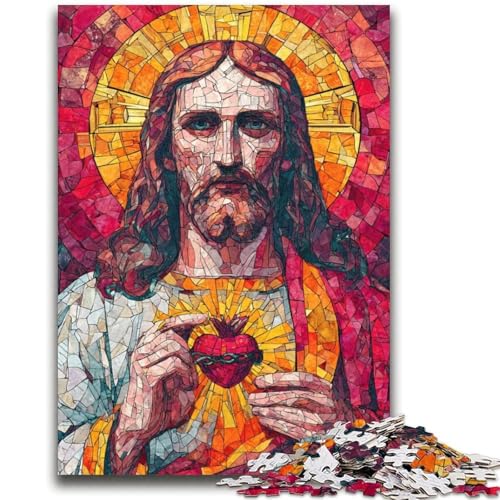 Jesus Art Puzzle 2000 Teile für Teenager, Denkspiel, Wanddekoration, einzigartige Geburtstags (70x100cm) von AADSAZA