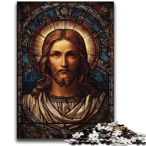 Jesus-Puzzle, 2000 Teile, für Erwachsene und Jugendliche, Lernspielzeug, Familienspiele mit passendem Poster und Quizblatt (70x100cm) von AADSAZA