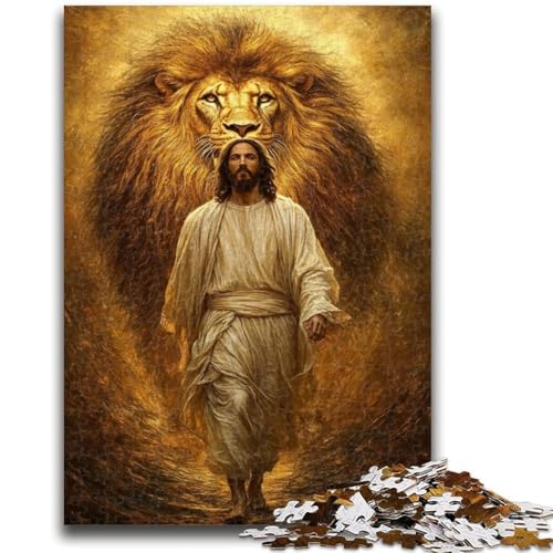 Jesus-Puzzle 1000 Teile für Erwachsene und Jugendliche, Spielzeug, Lernspiele, Stressabbau, tolle Geschenke und Spielzeuge (38x26cm) von AADSAZA