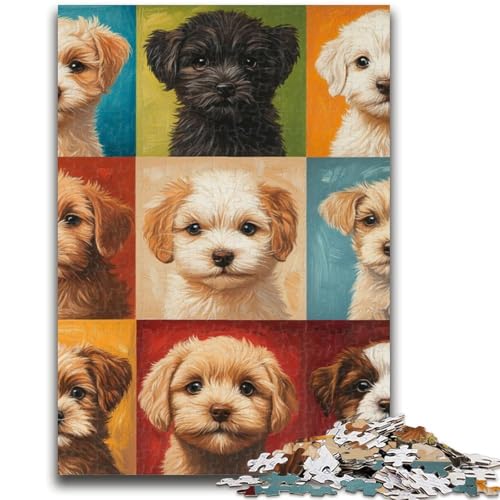 Kätzchen-Collage-Puzzle, 1000 Teile, für Teenager, Geschenke, Spielzeug, Lernspiele, Stressabbau, Wunschliste mit Weihnachtsmann (50x75cm) von AADSAZA