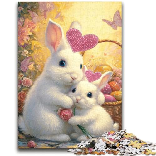 Kaninchen-Puzzle, 2000 Teile, für Teenager, Geschenke, Spielzeug, Lernspiele, Stressabbau, tolle Geschenke und Spielzeuge (70x100cm) von AADSAZA