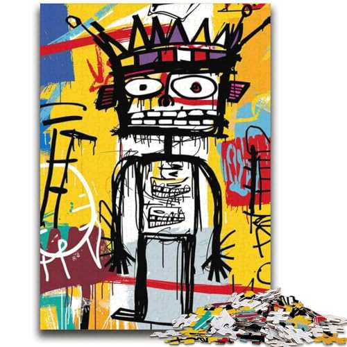 Kunst-Puzzle für Erwachsene im Basquiat-Stil, 2000 Teile, Lernspiel, Herausforderung, Spielzeug, Wanddekoration, einzigartige Geburtstags (70x100cm) von AADSAZA