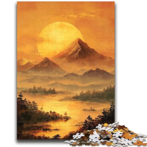 Landschaftspuzzle im japanischen Stil für Teenager, 2000 Puzzles, Spielzeug, Lernspiele, Stressabbau, geeignet als Schreibtischdekoration (70x100cm) von AADSAZA