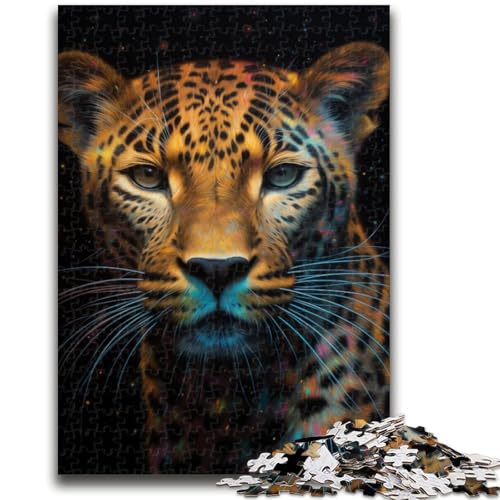 Leoparden-Puzzles für Teenager, 1000-teiliges Puzzle, lustige Spiele, jedes Teil ist einzigartig – anspruchsvolles Familienspiel (38x26cm) von AADSAZA
