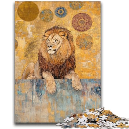 Löwen-Kunst-Puzzle, 2000 Teile, für Teenager, Geschenke, Quizspiel, Wanddekoration, einzigartige Geburtstags (70x100cm) von AADSAZA
