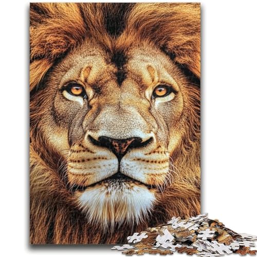 Löwen-Puzzle 1000 Teile für Teenager, Geschenke, Spielzeug, Lernspiele, Stressabbau, tolle Geschenke und Spielzeuge (38x26cm) von AADSAZA