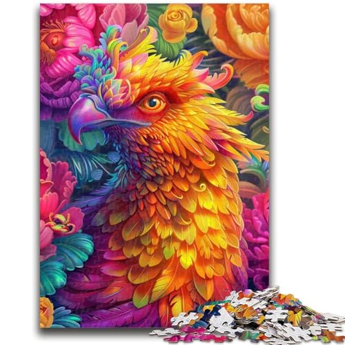 Magic Phoenix Puzzle 1000 Teile für Teenager-Geschenke, Quizspiel, Wanddekoration, einzigartige Geburtstags (38x26cm) von AADSAZA
