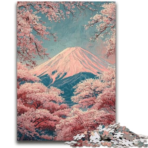 Mount Fuji, Japan Puzzle 2000 Teile für Erwachsene und Jugendliche, Spielzeug, Lernspiele, Stressabbau, geeignet als Schreibtischdekoration (70x100cm) von AADSAZA