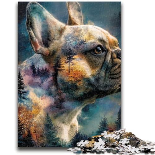 Mountain Pug 1000-teiliges Puzzle für Erwachsene und Jugendliche, Denkspiel, Wanddekoration, einzigartige Geburtstags (50x75cm) von AADSAZA