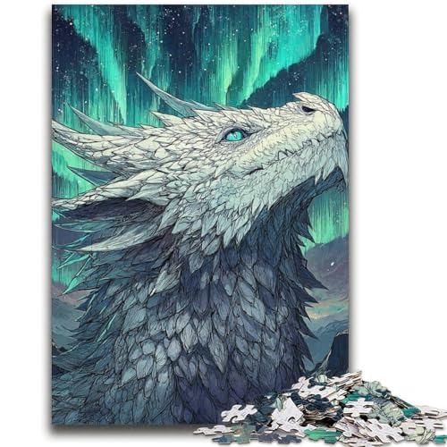 Mysteriöser Drache, 2000 Teile Puzzle für Erwachsene und Jugendliche, anspruchsvolles Spiel und Familienspiel, ganze Familie (70x100cm) von AADSAZA