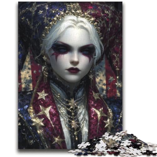 Mysteriöses Elfenmädchen-Puzzle 2000 Teile für Erwachsene und Jugendliche, Spielzeug, Lernspiele, Stressabbau, Wunschliste mit Weihnachtsmann (70x100cm) von AADSAZA