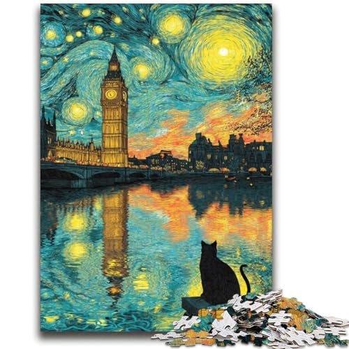Nachthimmel-Puzzle „London“, 2000 Teile, für Erwachsene und Jugendliche, anspruchsvolles Spiel, ganze Familie (70x100cm) von AADSAZA