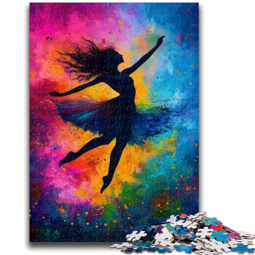Ölgemälde Einer Balletttänzerin, 1000-teiliges Puzzle für Erwachsene und Jugendliche, Quizspiel, Wanddekoration, einzigartige Geburtstags (38x26cm) von AADSAZA