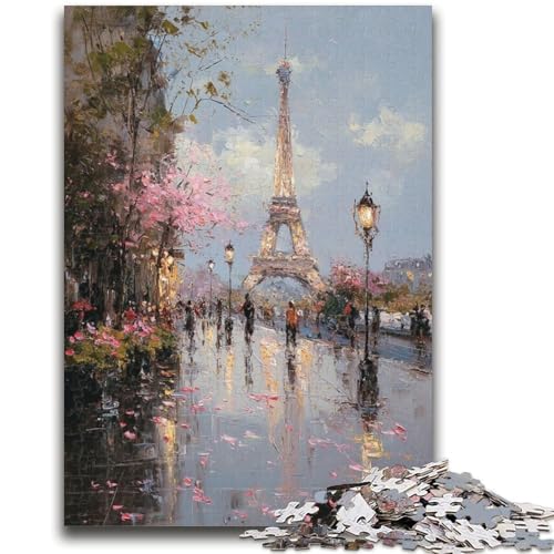 Ölgemälde-Kunst-Puzzle 1000 Teile für Teenager-Geschenke, anspruchsvolle Familienaktivitätsspiele, DIY-Spielzeug für Heimwanddekorationsgeschenke (50x75cm) von AADSAZA