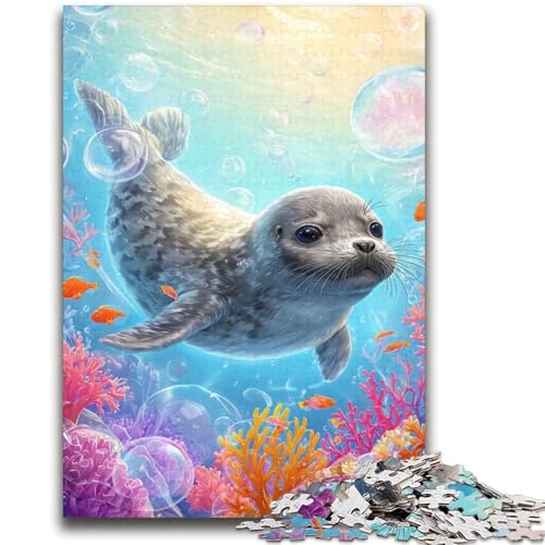 Ozean-Siegel-Puzzle 2000 Teile für Teenager-Geschenke, Spielzeug, Lernspiele, Stressabbau, tolle Geschenke und Spielzeuge (70x100cm) von AADSAZA
