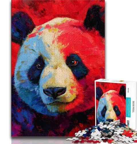 Panda-Puzzles für Erwachsene und Jugendliche, anspruchsvolles Spiel und Lernspiel für die ganze Familie zum Geburtstag, Weihnachten (75x50cm) von AADSAZA